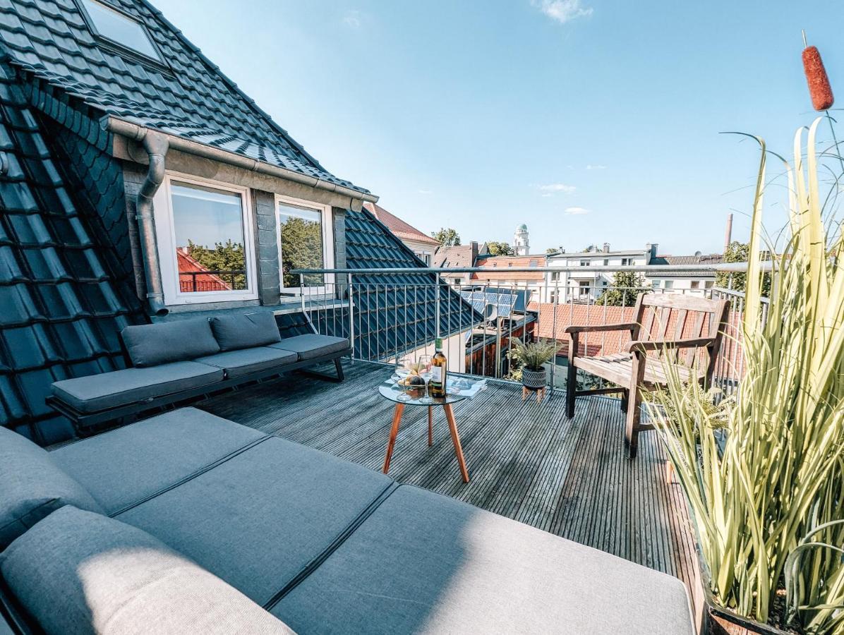 4-Schlafzimmer-Terrassensuite Oasis - Workspace Em-Apartments Deutschland Bielefeld Buitenkant foto