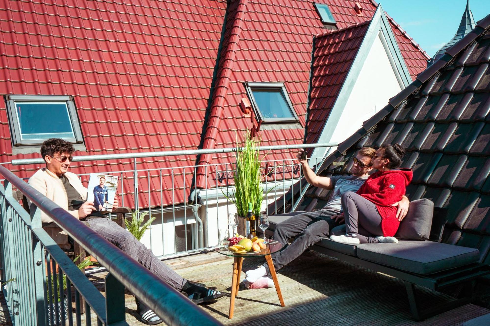 4-Schlafzimmer-Terrassensuite Oasis - Workspace Em-Apartments Deutschland Bielefeld Buitenkant foto